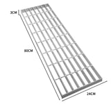 Galvanised Grating - 800mm x 240mm - Used - Very Good