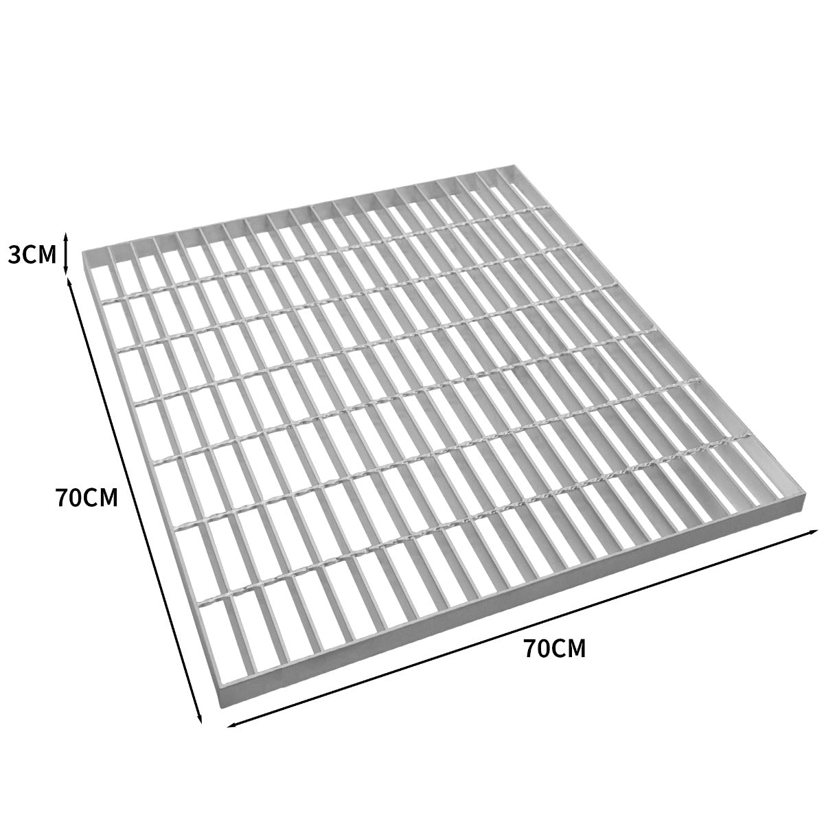 Galvanised Grating - 700mm x 700mm - Used - Good