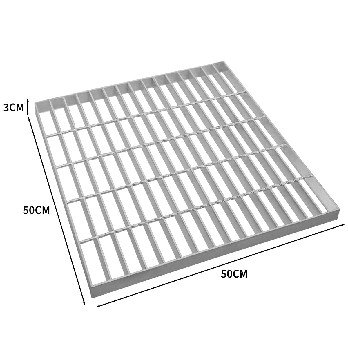 Galvanised Grating - 500mm x 500mm - Used - Good