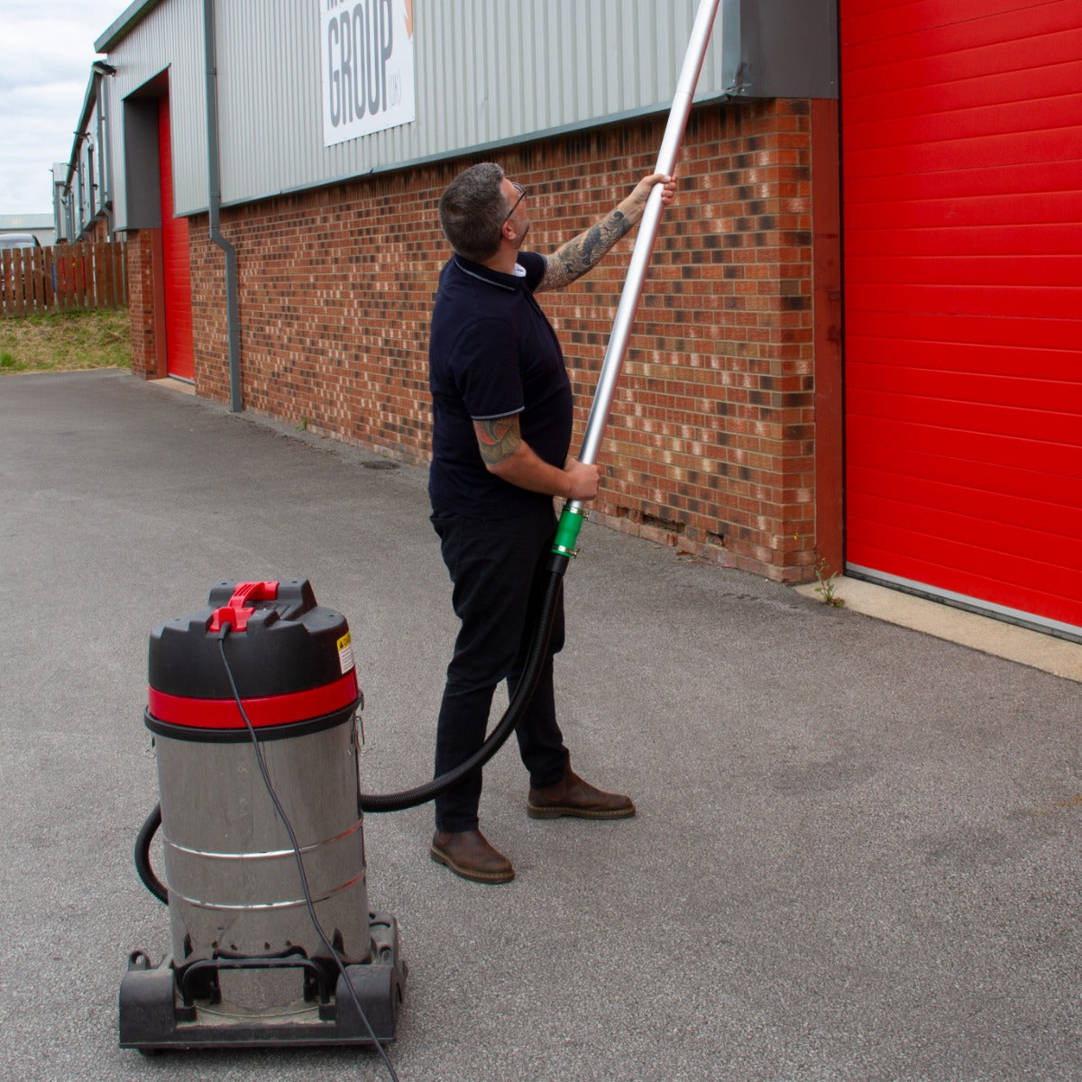 Maxblast Gutter Vacuum Poles 7.2m - Like New