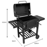 XL BBQ Smoker Grill & Union Jack Bunting - Like New