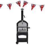 Outdoor Pizza Oven, Peel & Union Jack Bunting - Like New