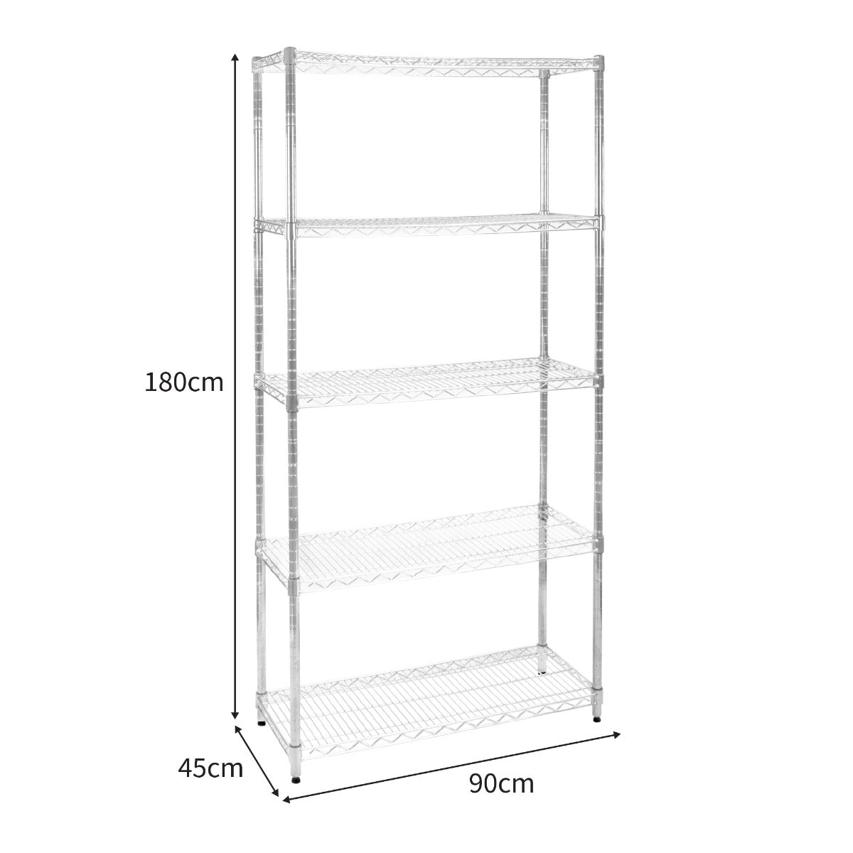 KuKoo Wire Racking - 45cm x 90cm x 180cm - Used - Acceptable
