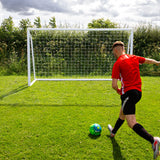 12 x 6ft Football Goal, Carry Case and Target Sheet - Used - Acceptable