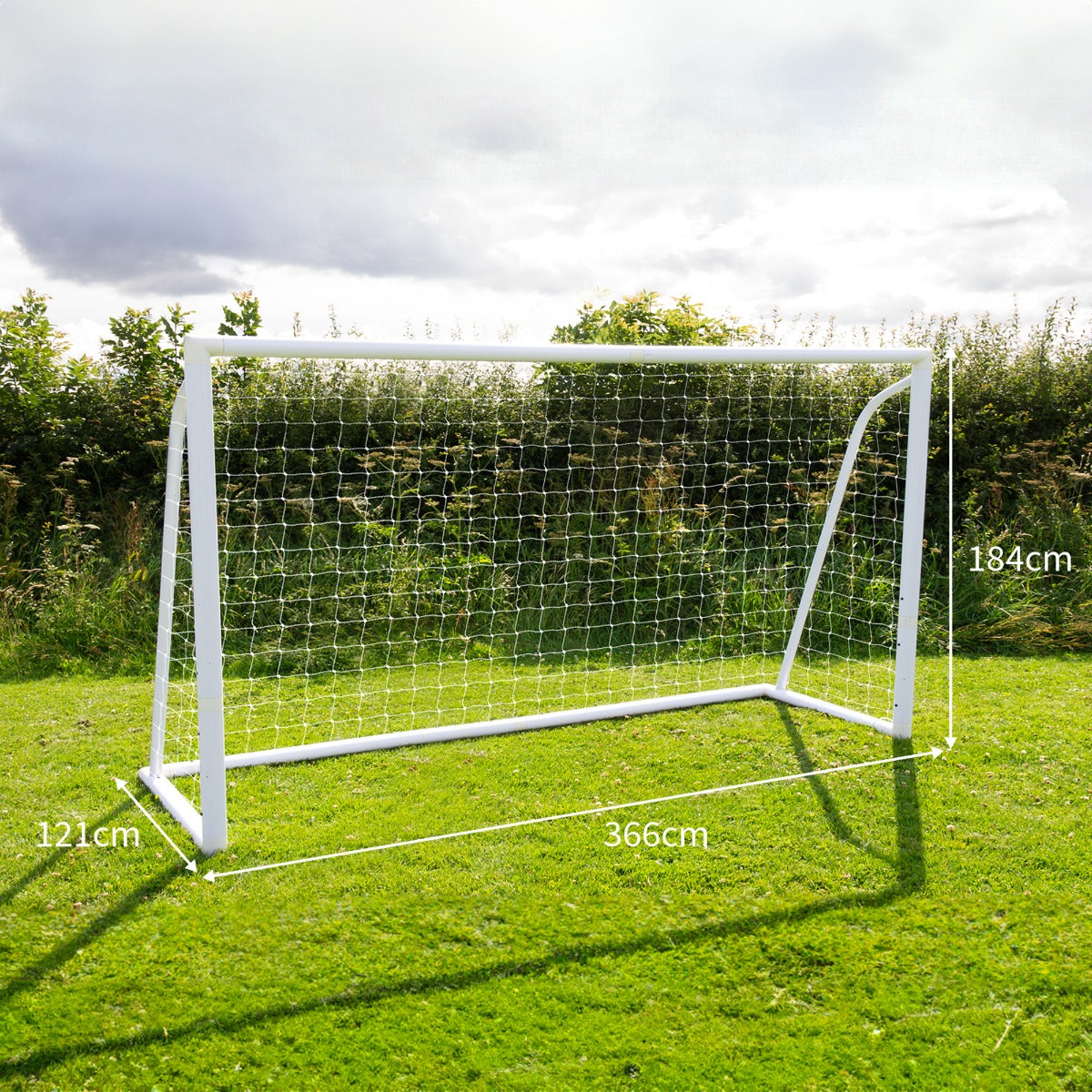 12 x 6ft Football Goal, Carry Case and Target Sheet - Used - Very Good