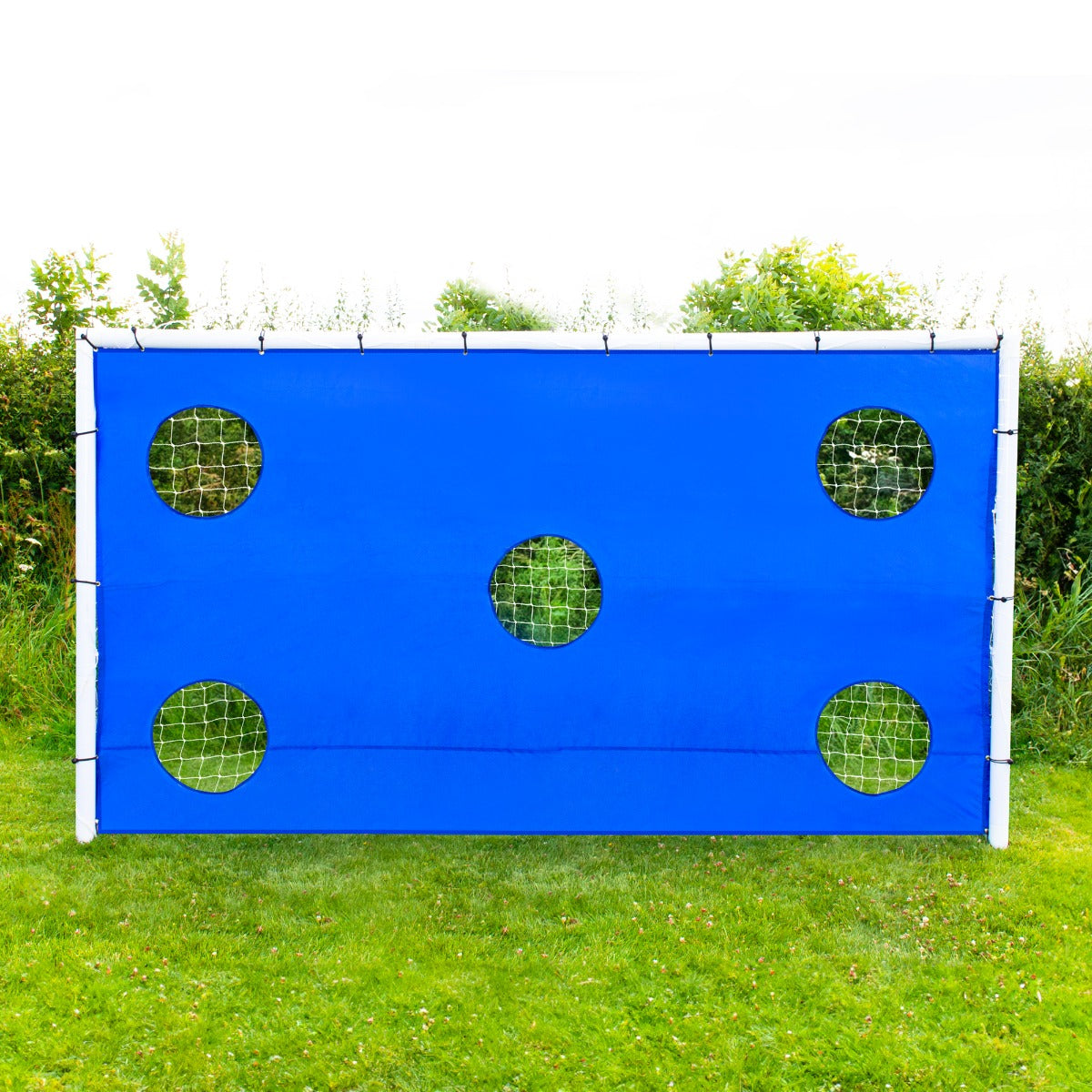 12 x 6ft Football Goal, Carry Case and Target Sheet - Used - Acceptable