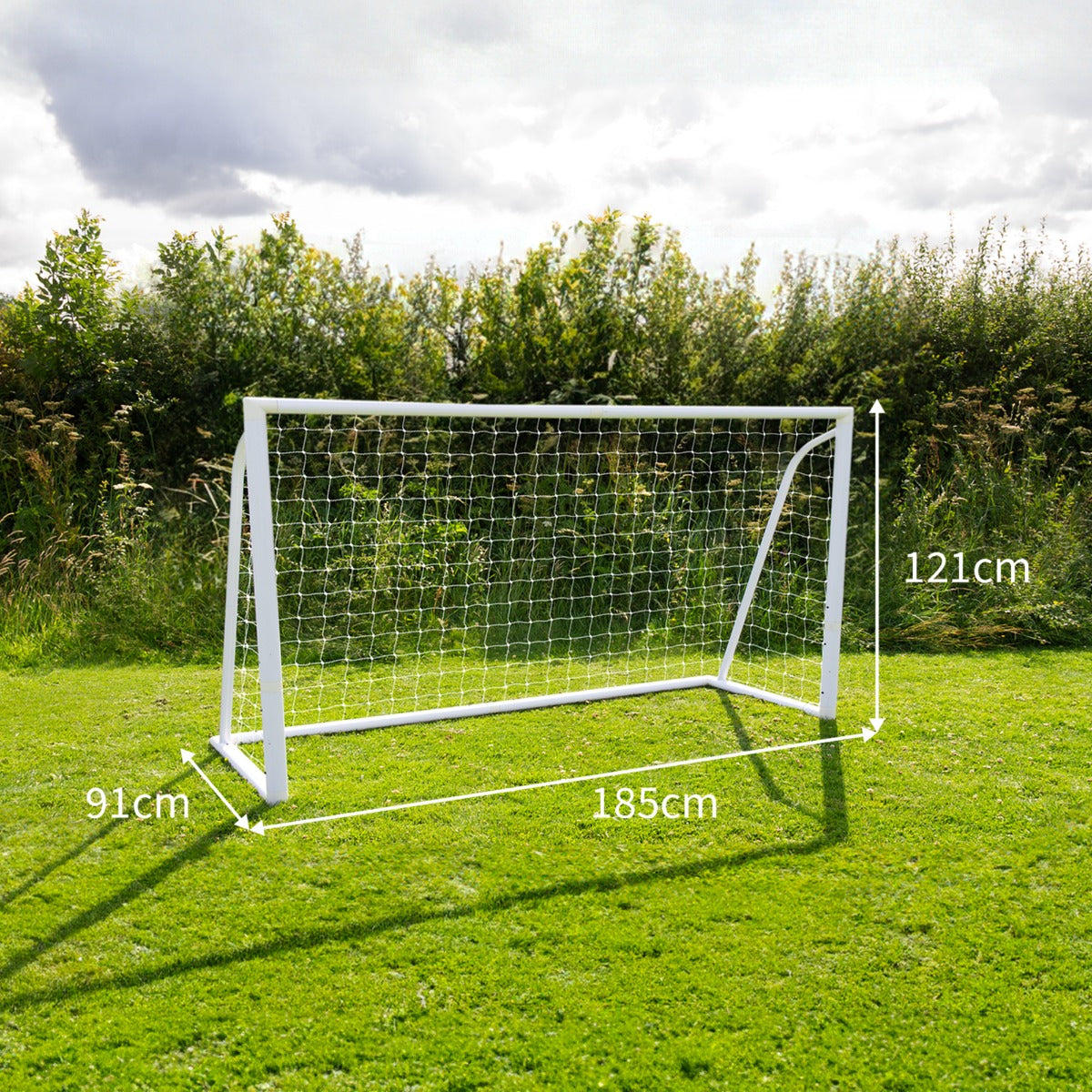 6 x 4ft Football Goal, Carry Case and Target Sheet - Used - Good