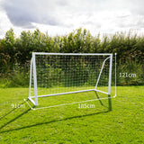 6 x 4ft Football Goal, Carry Case and Target Sheet - Used - Good