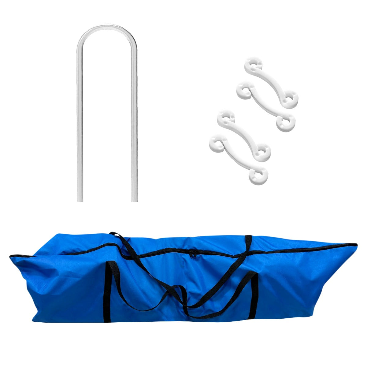 6 x 4ft Football Goal, Carry Case and Target Sheet - Used - Good