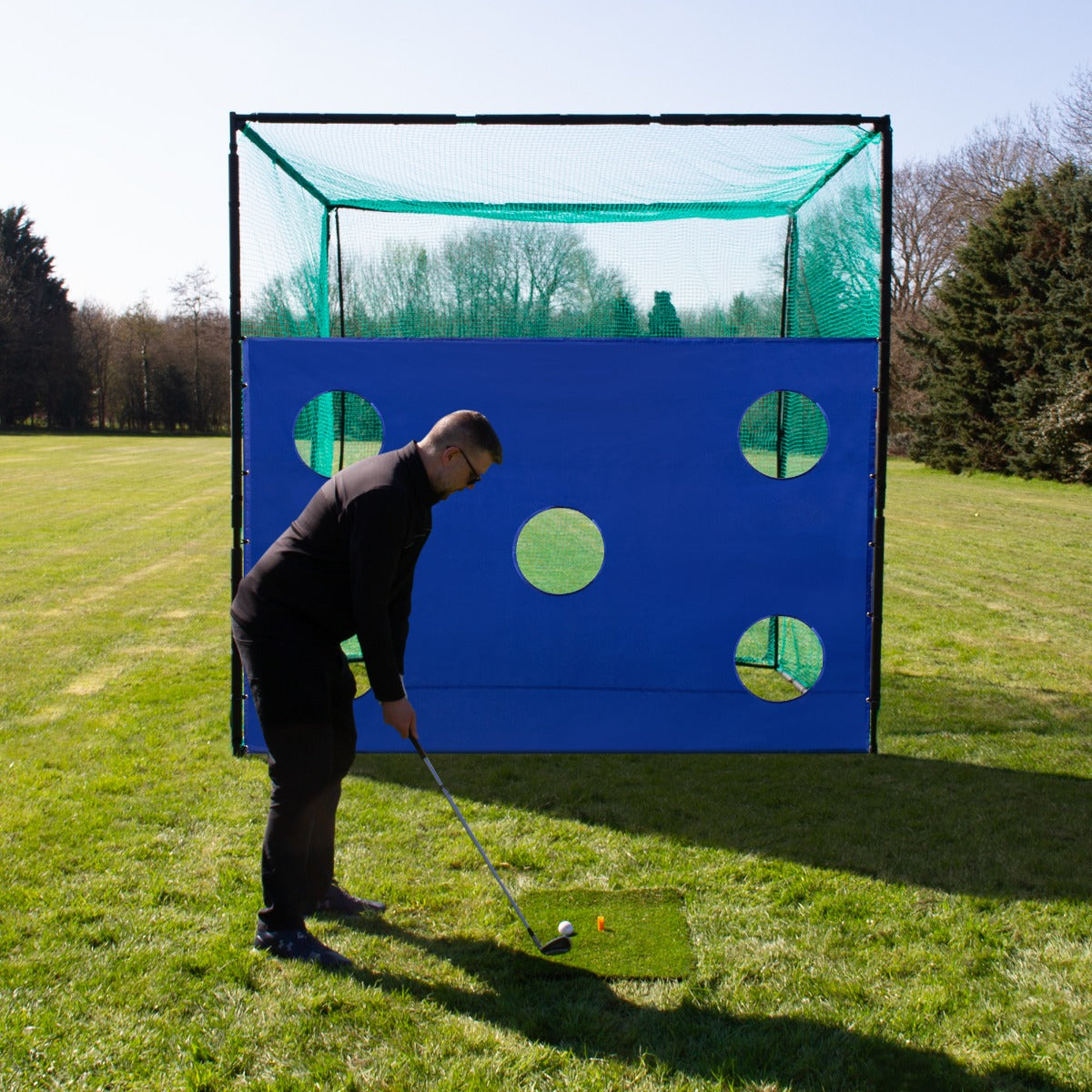 Golf Practice Cage and Target Sheet - Like New