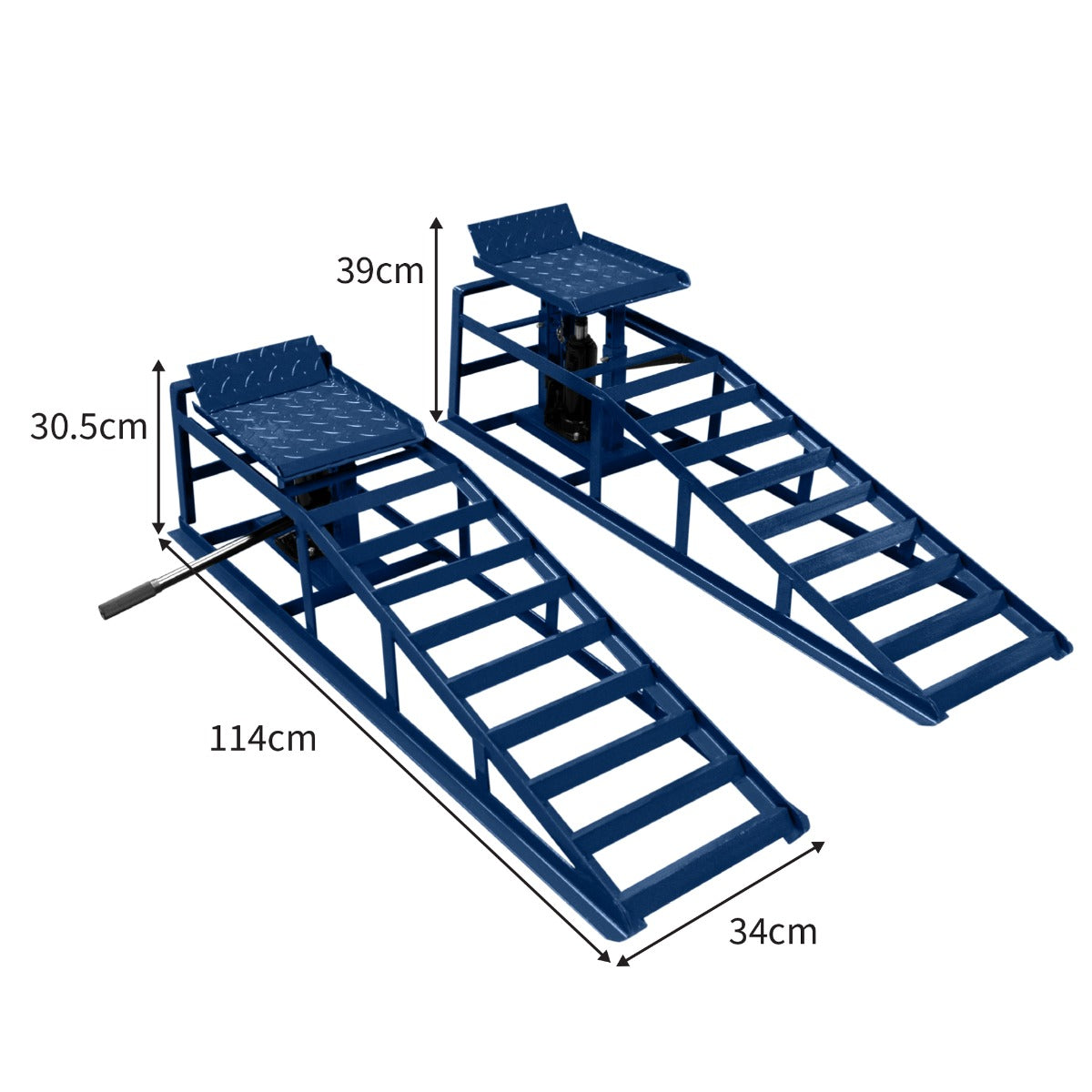 Hydraulic Car Ramps - 3 Tonne - Like New