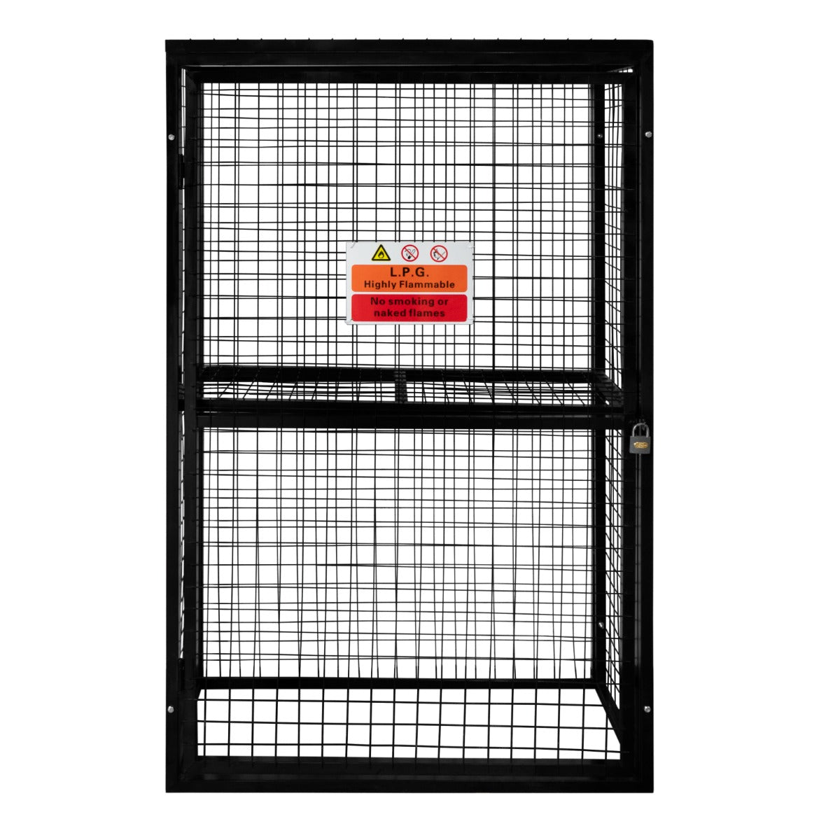 Gas Bottle Collapsible Mesh Cage – 184 x 116 x 57cm - Like New