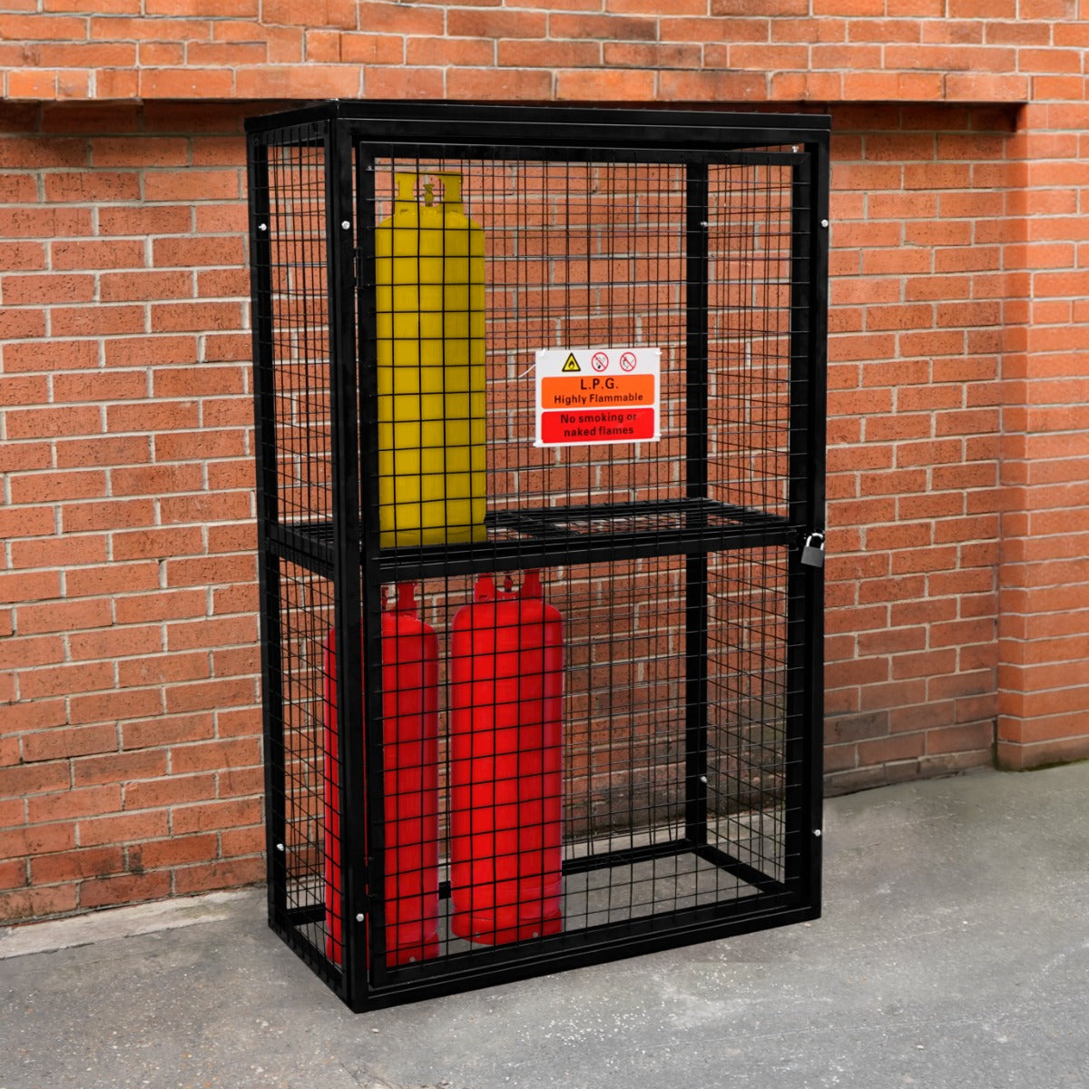 Gas Bottle Collapsible Mesh Cage – 184 x 116 x 57cm - Like New