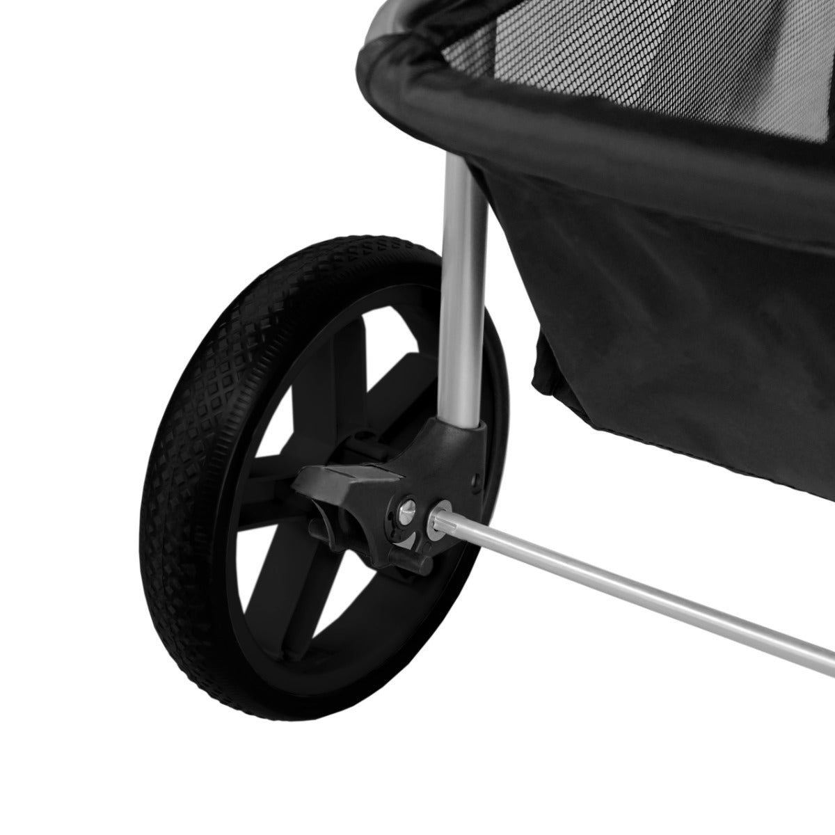 Pet Stroller with Rain Cover – Black - Like New