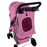 Pet Stroller with Rain Cover – Pink - Used - Very Good