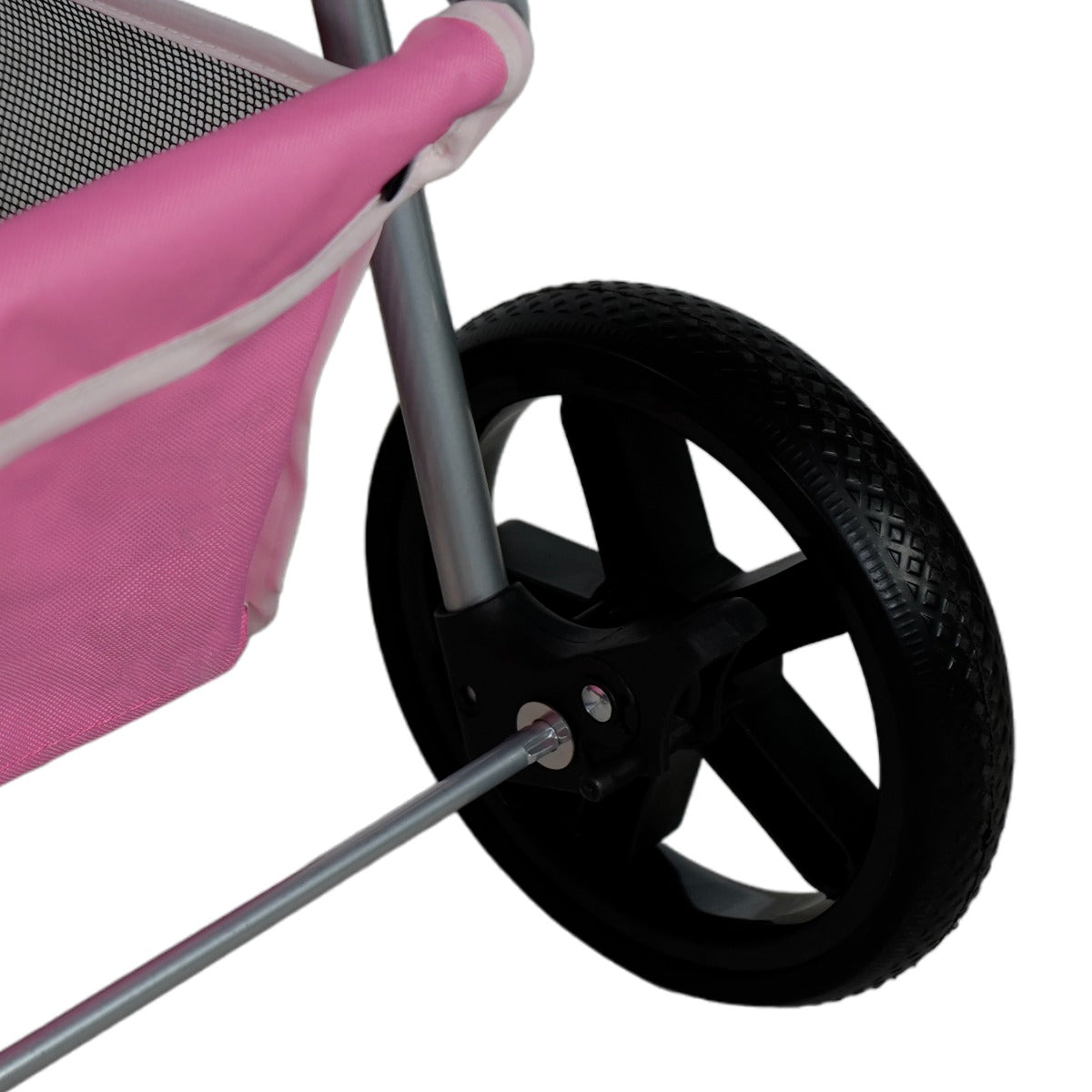 Pet Stroller with Rain Cover – Pink - Used - Very Good