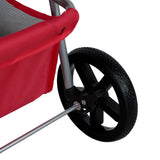 Pet Stroller with Rain Cover – Red - Like New