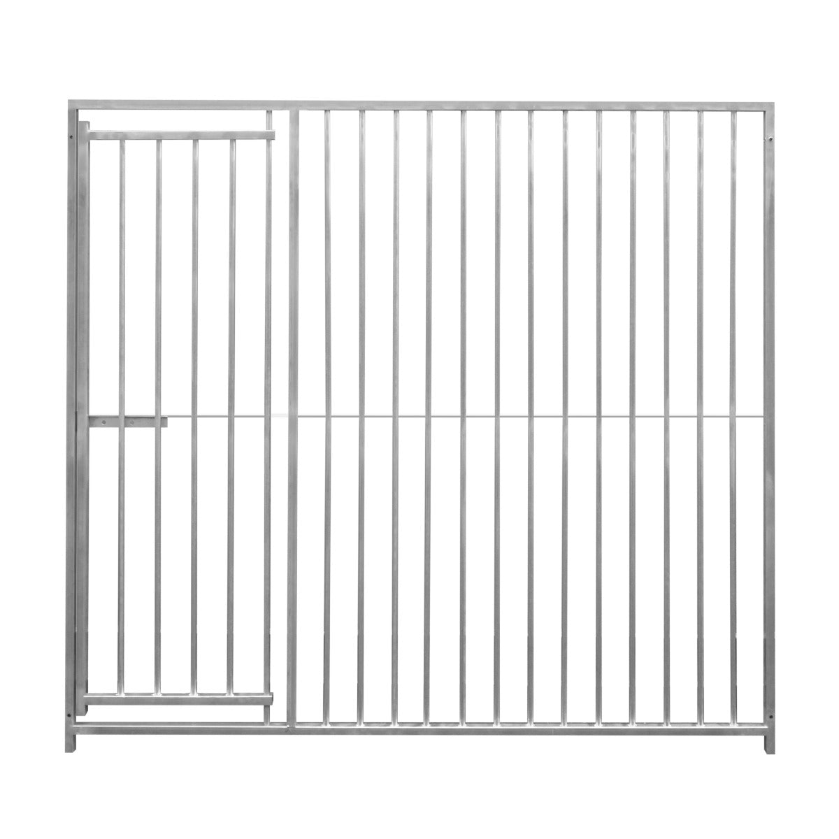 2m Dog Run Panel With Door – 8cm Bar Spacing - Used - Very Good