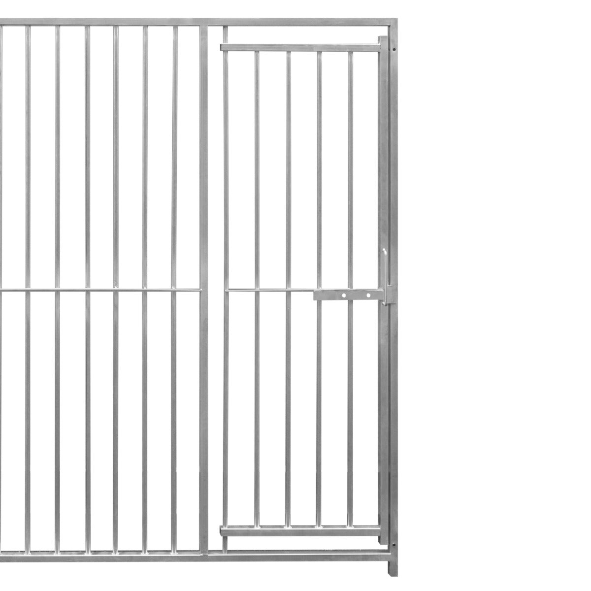 2m Dog Run Panel With Door – 8cm Bar Spacing - Like New