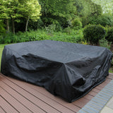 Rattan Corner Set - Grey - Like New