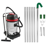 Maxblast Gutter Vacuum Poles & 80L Wet & Dry Vacuum - Used - Acceptable