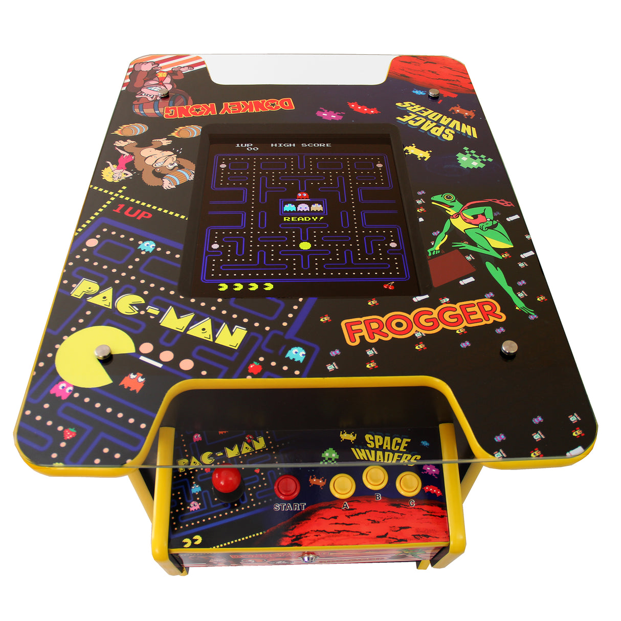 Retro Cocktail Table Arcade Games Machine - Like New