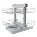KuKoo Magic Corner Pull Out Kitchen Cupboard Drawers - Left Hand - Used - Acceptable