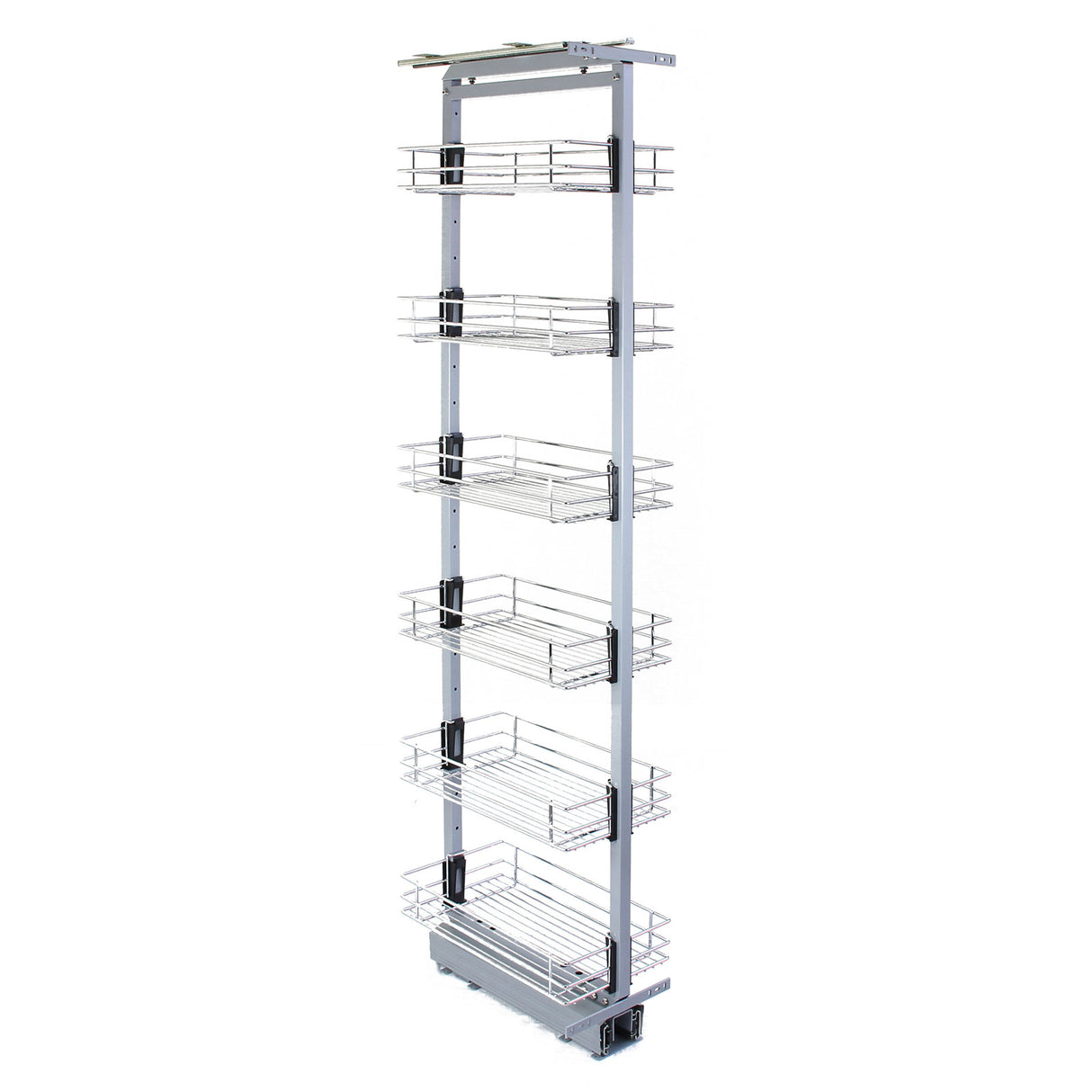 KuKoo Pull Out Soft Close Kitchen Larder – 46cm D x 190-220cm H - Like New