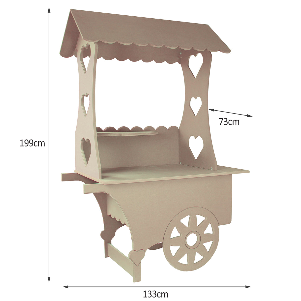 KuKoo Candy Cart Wedding Sweet Stall - Like New