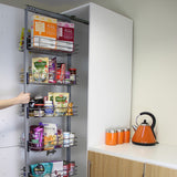 KuKoo Pull Out Soft Close Kitchen Larder – 46cm D x 170-195cm H - Used - Very Good