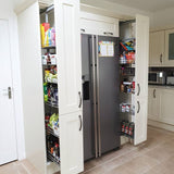 KuKoo Pull Out Soft Close Kitchen Larder – 46cm D x 170-195cm H - Used - Very Good