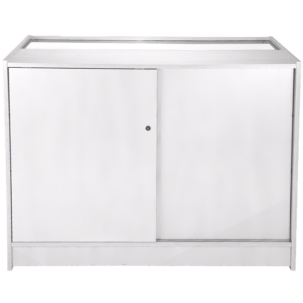 Pegasus Brilliant White Shop Counter & Retail Display Set - Used - Very Good