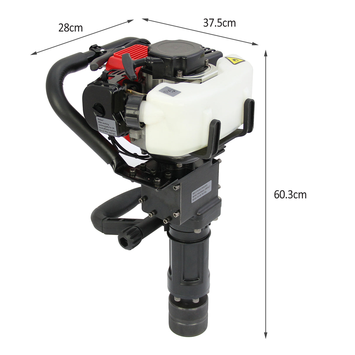 T-Mech 2-Stroke Petrol Post Driver - Used - Good