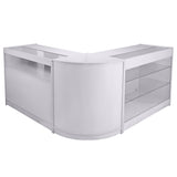Taurus Brilliant White Shop Counter & Retail Display Set - Used - Good