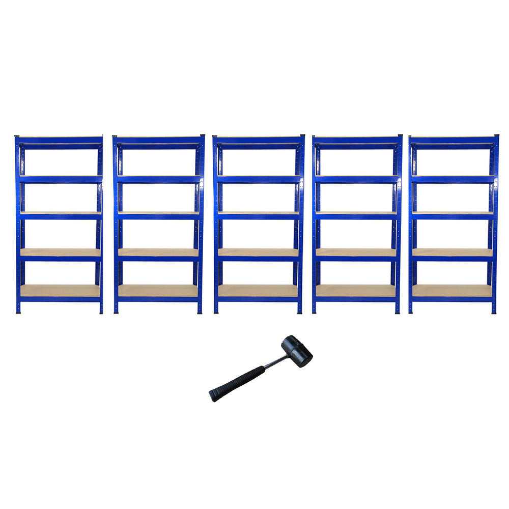 Garage Racking Bundle - Space Saver - Boltless 5Tier Garage Shelves Shelving Racking Organiser - Used - Good