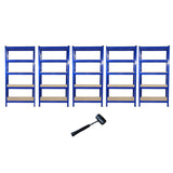 Garage Racking Bundle - Space Saver - Boltless 5Tier Garage Shelves Shelving Racking Organiser - Used - Good