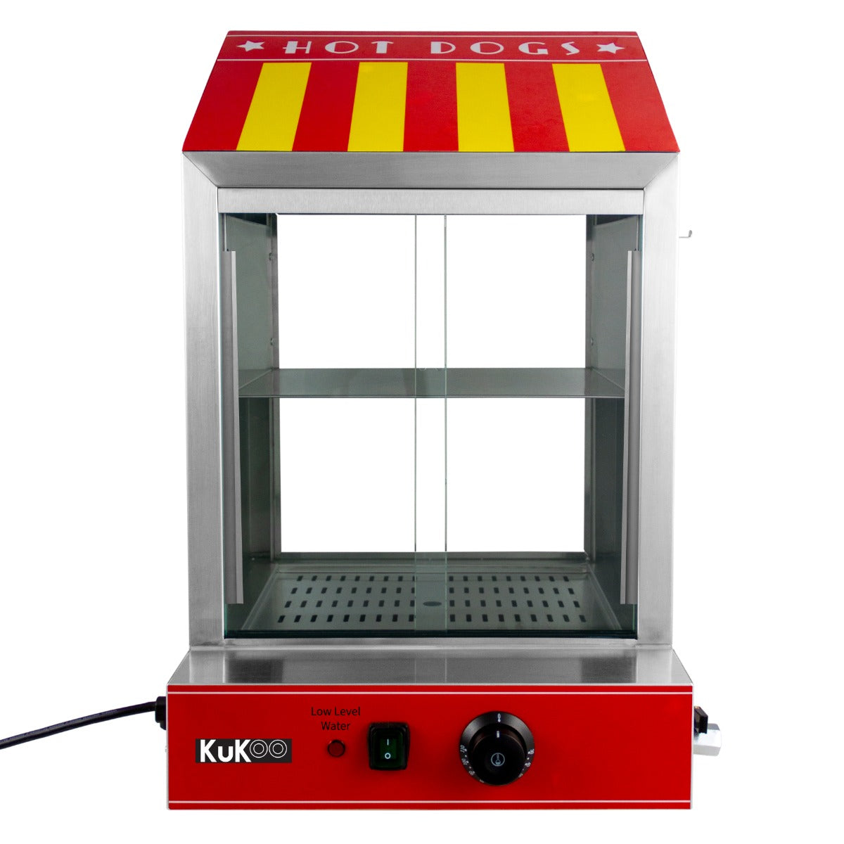 KuKoo Commercial Hot Dog Steamer & Cart - Used - Acceptable