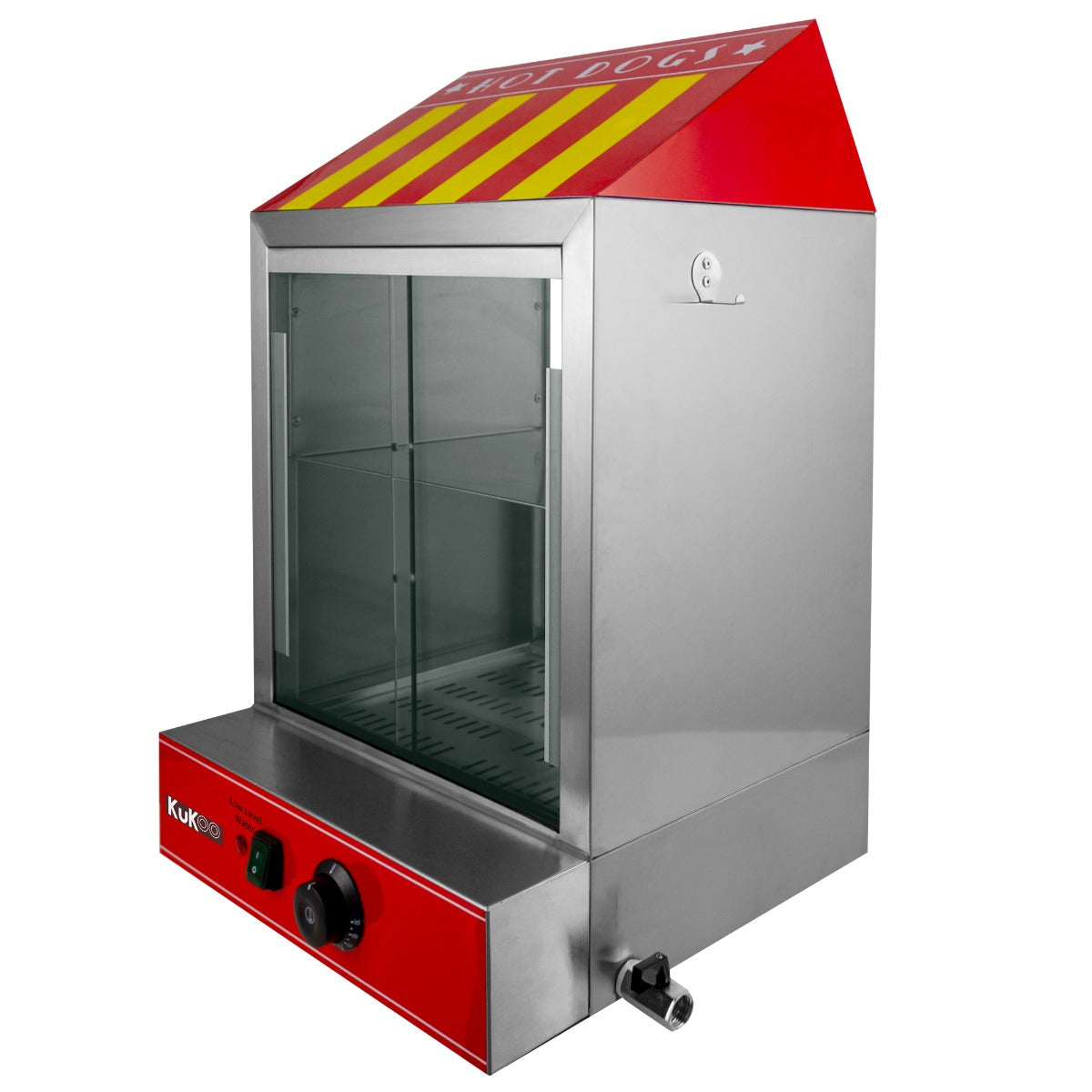 KuKoo Commercial Hot Dog Steamer & Cart - Used - Acceptable