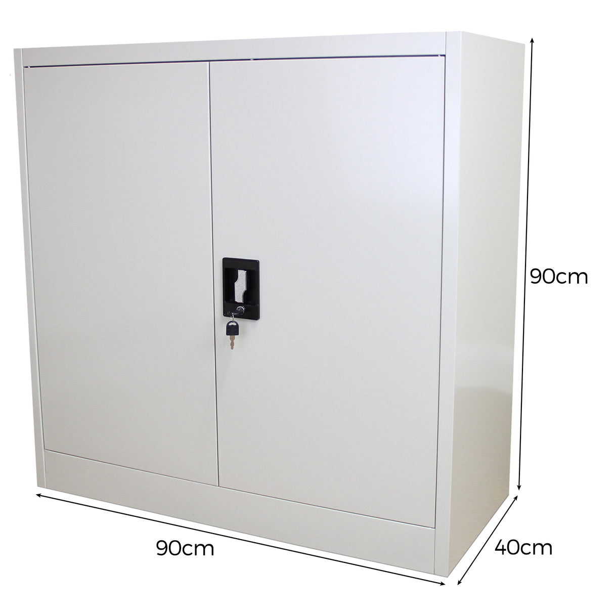 Metal Filing Cabinet 90cm - Like New