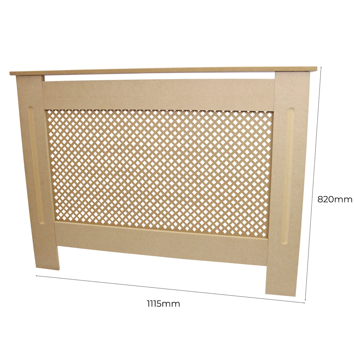 Radiator Cover MDF Unfinished 1115mm - Used - Acceptable
