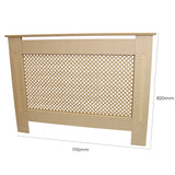 Radiator Cover MDF Unfinished 1115mm - Used - Acceptable
