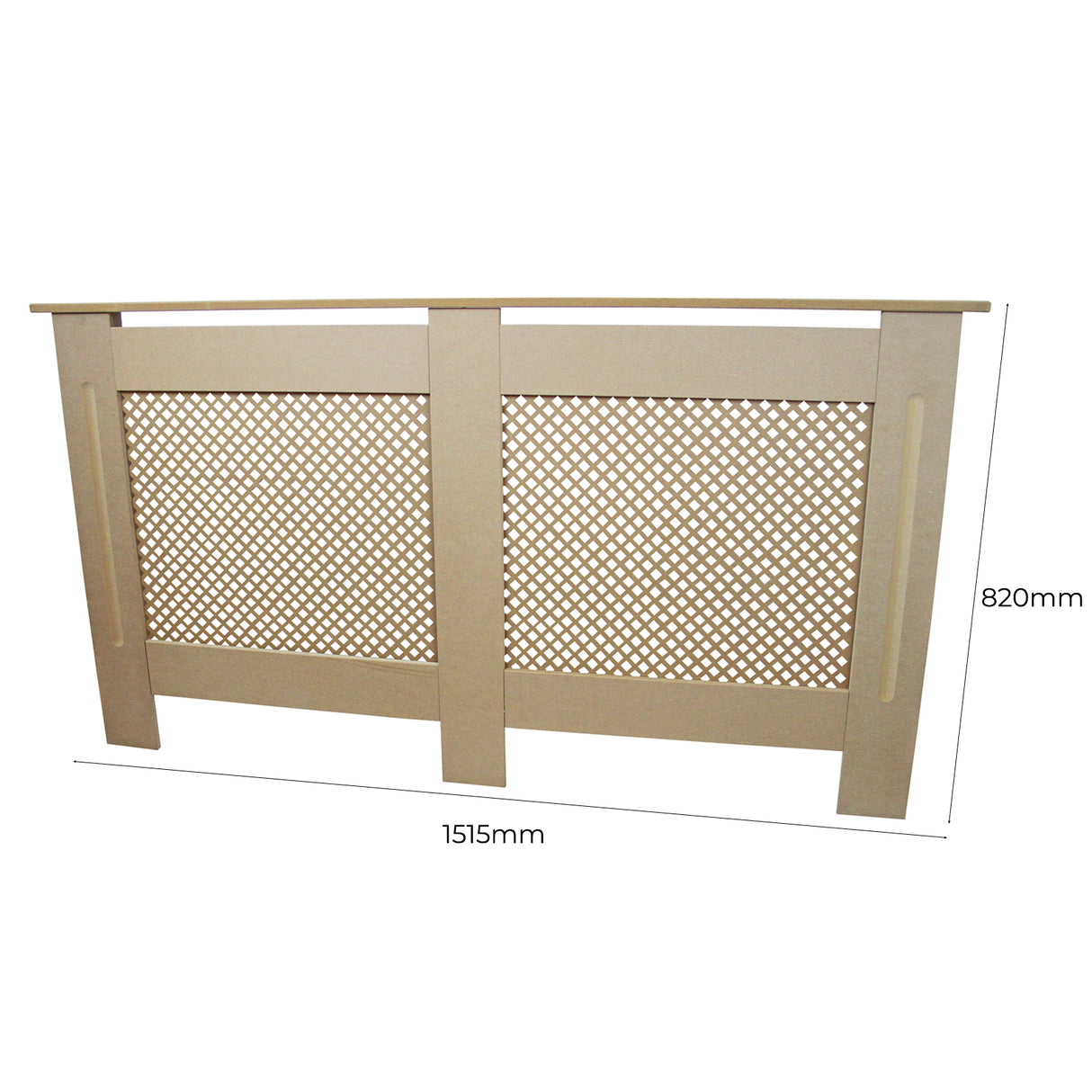 Radiator Cover MDF Unfinished 1515mm - Used - Very Good