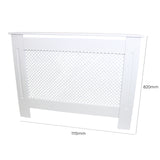 Radiator Cover MDF White 1115mm - Used - Very Good
