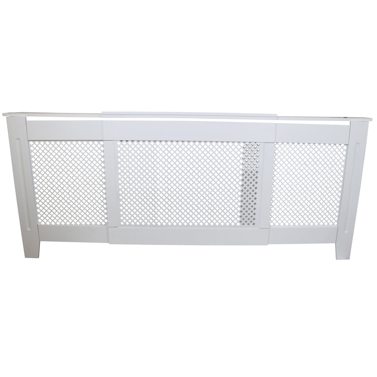 Adjustable Radiator Cover MDF White 1400mm - 1920mm - Used - Acceptable