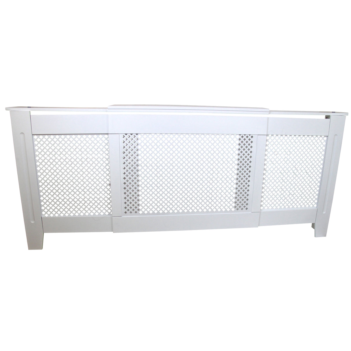 Adjustable Radiator Cover MDF White 1400mm - 1920mm - Used - Acceptable