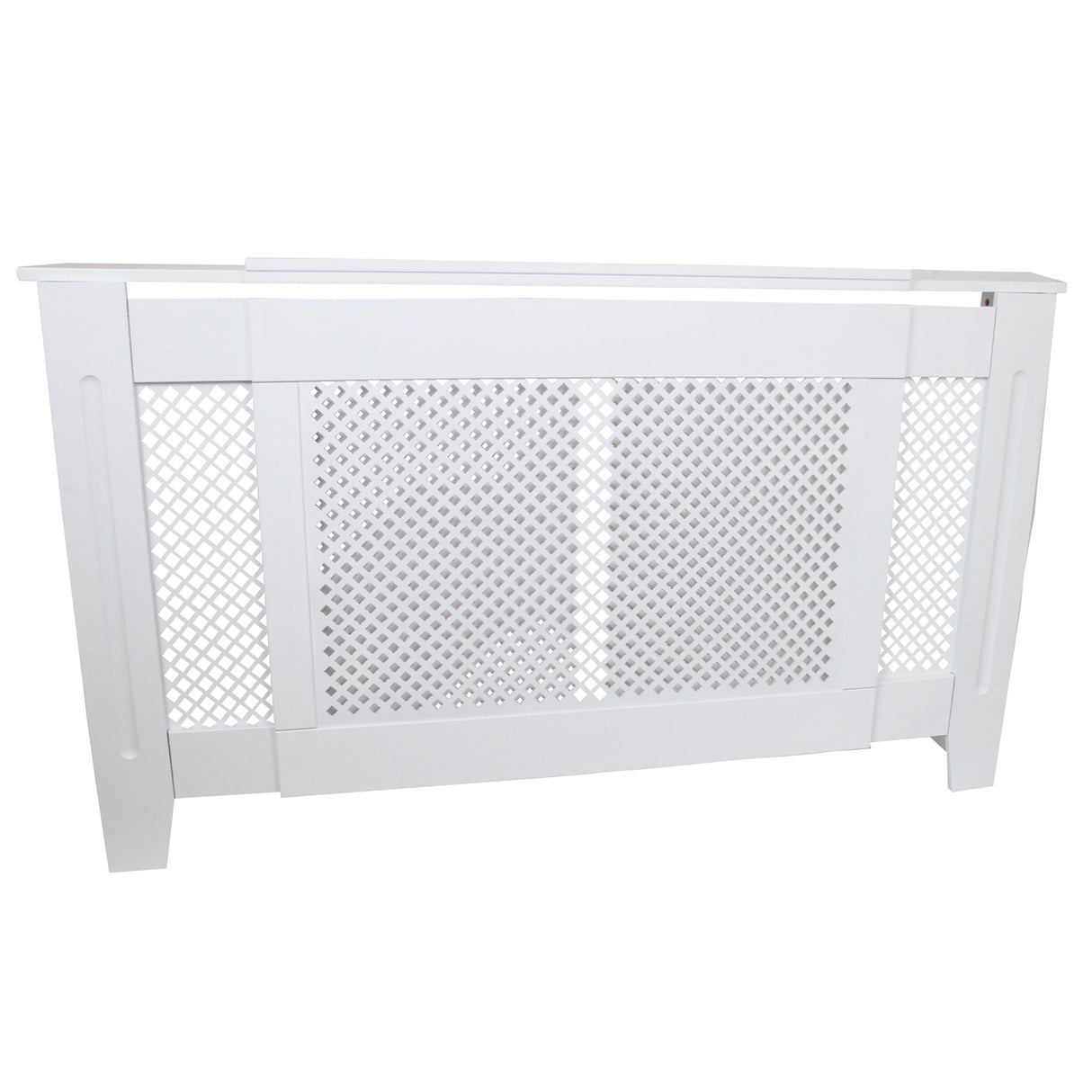 Adjustable Radiator Cover MDF White 1400mm - 1920mm - Used - Acceptable