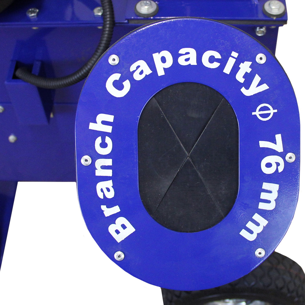 T-Mech Log Splitter 5T 370mm & T-Mech 6.5HP Wood Chipper - Like New