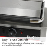 KuKoo Grooved & Flat Panini Press - Used - Acceptable