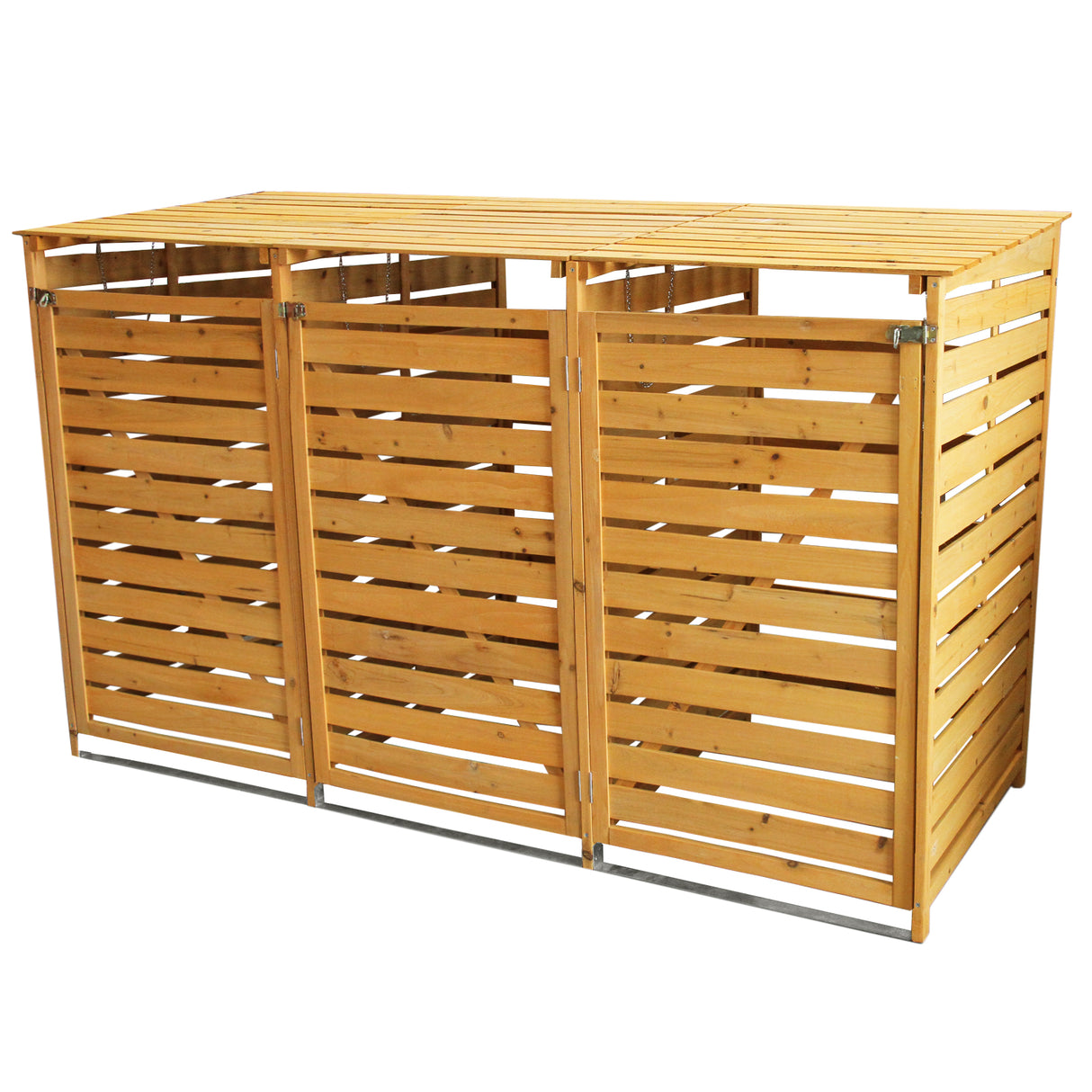 Triple Wheelie Bin Storage - Used - Good