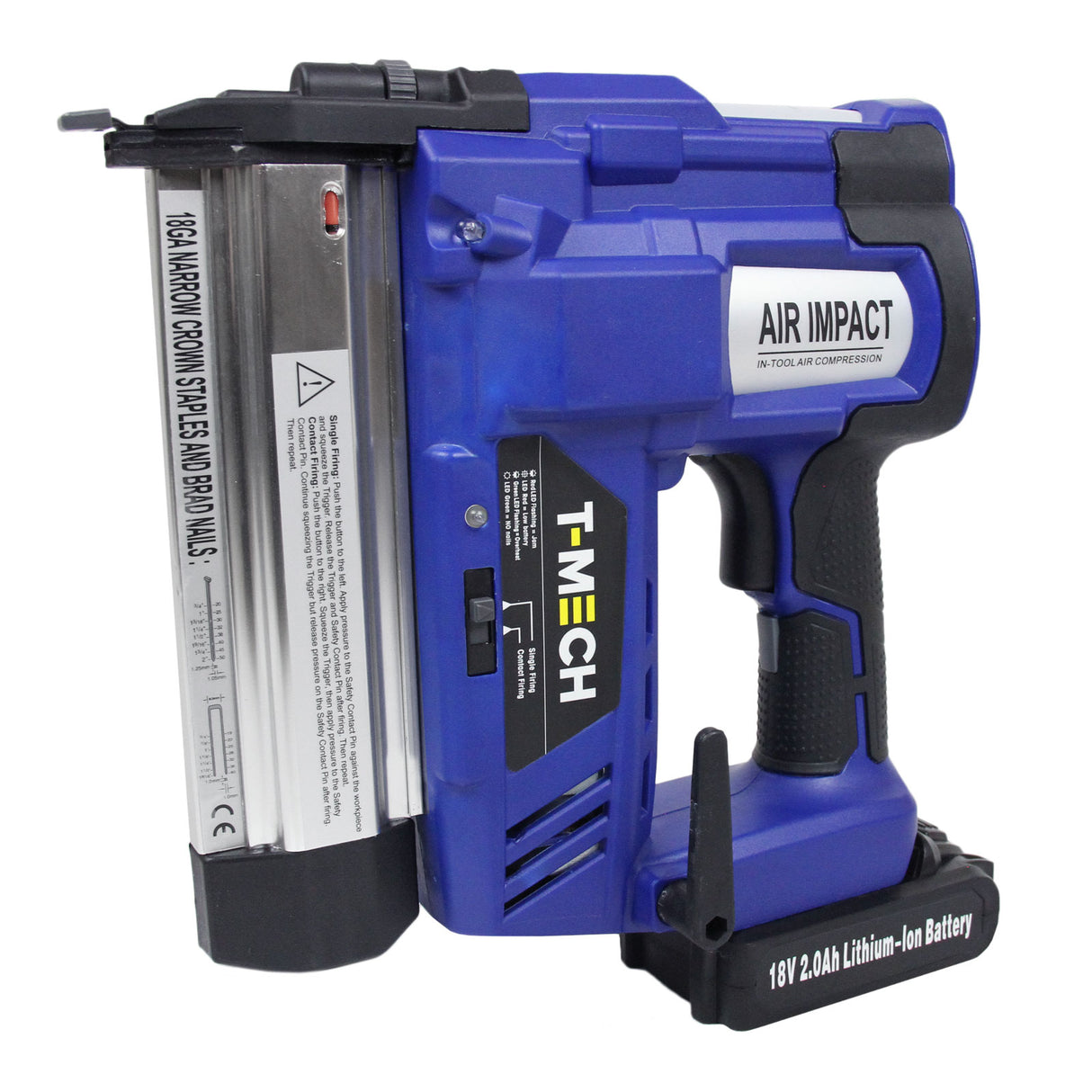 T-Mech Nail & Staple Gun with Additional Battery - Like New